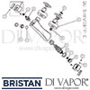 Bristan Qube Surface Bar Shower Valve Bottom Outlet Fast Fit Spares